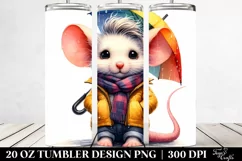 Cute Vibrant Baby Mouse | 20 oz Tumbler Product Image 2