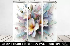Abstract Pastel Freesia | 20 oz Tumbler Product Image 2