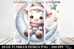 Pastel Baby Cow | 20 oz Tumbler Product Image 2