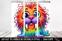 Crazy Baby Walrus Cartoon 20 oz Tumbler Product Image 2