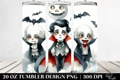 Funny Halloween Clipart Vampire | 20 oz Tumbler Product Image 2
