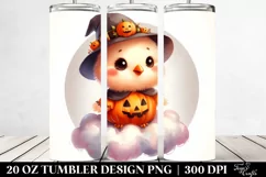 Cute Baby Chicken Halloween 20 Oz Tumbler Product Image 2