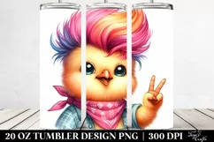 Happy Baby Chicken 20 Oz Tumbler Product Image 2
