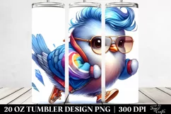 Funny Running Dove 20 Oz Tumbler Product Image 2