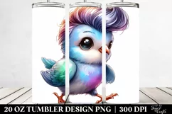 Funny Running Dove 20 Oz Tumbler Product Image 2