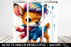 Cute Vibrant Baby Deer | 20 oz Tumbler Product Image 2