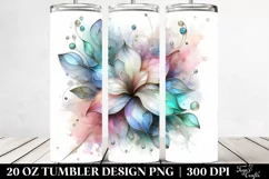 Pastel Gardenia in Material 20 Oz Tumbler Product Image 2