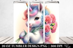 Cute Unicorn Carnation Pastel Product Image 2