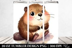 Simple Beaver Clipart Product Image 2