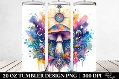 Magical Celestial Mushroom 20 Oz Tumbler Product Image 2