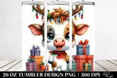 Enthusiastic Baby Cow 20 Oz Tumbler Product Image 2