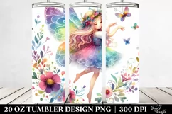 Small Cute Fairy Dancing Whimsical | 20 Oz Tumbler Product Image 2