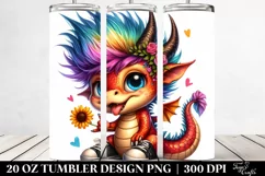 Dragon Baby 20 Oz Tumbler Product Image 2