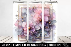 Abstract Pastel Lavender of with Golden Insertions Product Image 2