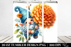 Colorful Small Gnome Floating | 20 Oz Tumbler Product Image 2