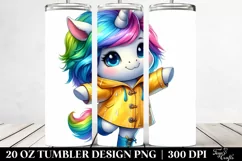 Cute Baby Unicorn Dancing | 20 oz Tumbler Product Image 2