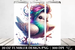Funny Baby Dove 20 Oz Tumbler Product Image 2