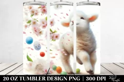 Spring Lamb Tumbler | 20 Oz Tumbler Product Image 2