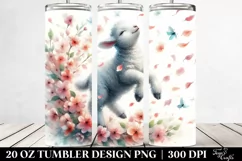 Spring Lamb Tumbler | 20 Oz Tumbler Product Image 2
