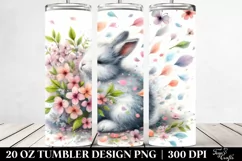 Spring Rabbit Tumbler | 20 Oz Tumbler Product Image 2