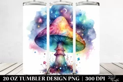 Colorfull Magical Mushroom | 20 Oz Tumbler Product Image 2