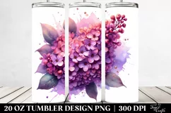 20 Oz Tumbler Sublimation | Glossy Lilac with Metallic Shine Product Image 2