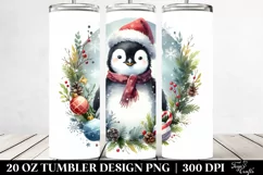 Cute Penguin Christmas | 20 oz Tumbler Product Image 2