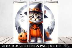 Cute Baby Kitten - Standing, Dressed for Halloween Product Image 2