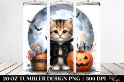 Cute Baby Kitten - Standing, Dressed for Halloween Product Image 2