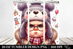 Cute Angry Baby, High-Res 20 Oz Tumbler Product Image 2