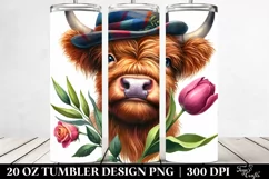 Proud Highland Cow | 20 Oz Tumbler Product Image 2
