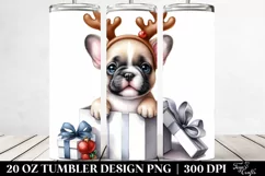 Extremely Expressive French Bulldog 20 Oz Tumbler Product Image 2