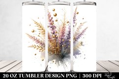 Abstract Shiny Heather, Watercolor Splash | 20 Oz Tumbler Product Image 2