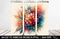 Wooden Marigold Tumbler Design Product Image 2