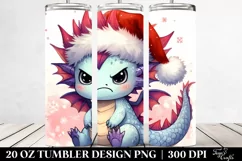 Angry Pastel Dragon, High-Res 20 Oz Tumbler Product Image 2