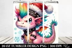 Cute Angry Dragon 20 Oz Tumbler Product Image 2
