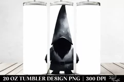 Watercolor Gothic Gnome | 20 oz Tumbler Product Image 2