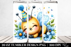 Colorful Baby Bee Watercolor | 20 Oz Tumbler Product Image 2