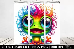 Cute Baby Frog Cartoon | 20 Oz Tumbler Product Image 2