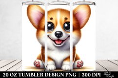 Colorful Pembroke Welsh Corgi | 20 Oz Tumbler Product Image 2