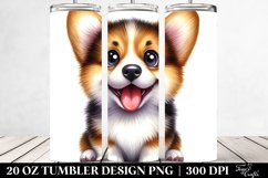 Colorful Pembroke Welsh Corgi | 20 Oz Tumbler Product Image 2