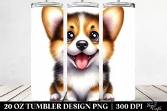 Colorful Pembroke Welsh Corgi | 20 Oz Tumbler Product Image 2