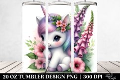Pastel Baby Unicorn | 20 Oz Tumbler Product Image 2