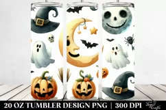 Funny Moon Halloween Clipart 20 Oz Tumbler Product Image 2