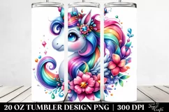 Funny Unicorn | 20 oz Tumbler Product Image 2