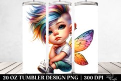 Baby Fairy with Cool Haircut | 20 oz Tumbler Product Image 2