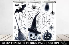 Funny Halloween Cobweb Clipart 20 Oz Tumbler Product Image 2