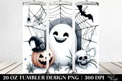 Funny Halloween Cobweb Clipart 20 Oz Tumbler Product Image 2