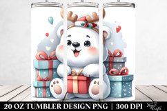 Enthusiastic Baby Polar Bear 20 Oz Tumbler Product Image 2