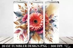 Colorful Bouquet Abstract | 20 Oz Tumbler Product Image 2